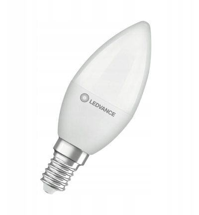 Llambë LED Performance B40, E14, 4.9W, 470 lm, 2700K, mat