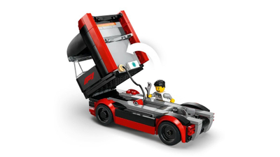 Set ndërtimi LEGO City F1 Truck RB20 AMR24 60445, 8+, shumëngjyrësh