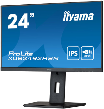 Monitor iiyama ProLite XUB2492HSN-B5, 24", 1920 x 1080, 75 Hz, i zi