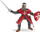 Figurinë kalorësi Knight of Malta, mantel i zi me kryq të bardhë