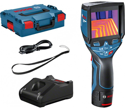 Kamerë termike Bosch GTC 400 C, 12V, WiFi, pa bateri, blu