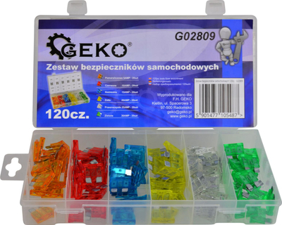 Set siguricash veture GEKO, 120 copë, 5A 30A