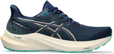 Atlete vrapimi ASICS GT-2000 12 për femra, teknologji PureGEL, taban AHARPLUS, blu