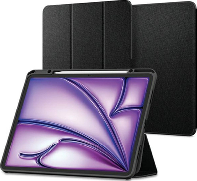 Mbulesë folio Spigen Urban Fit për iPad Air 13" 2024, me stof, e zezë