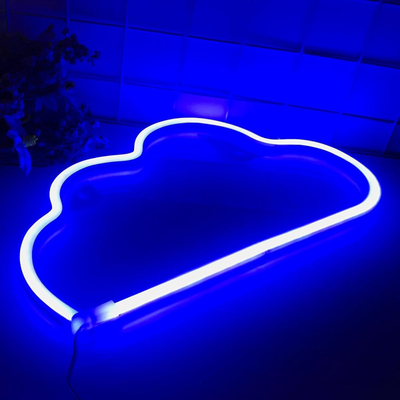 Llambë dekorative APT ZD79C, si re, LED Neon, blu