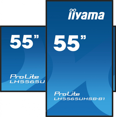Ekran signage Iiyama LH5565UHSB-B1, 55\", 4K, 800 cd/m², Android 11, i zi