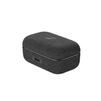 Kufje sportive wireless Sennheiser Momentum MTW4, Bluetooth, me heqje aktive t’zhurmës, ngjyrë e zezë grafit