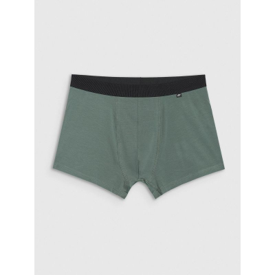 Bokser për burra 2-pack 4F 4FWAW25UBXSM062, pambuk me elastan, jeshil edhe i zi