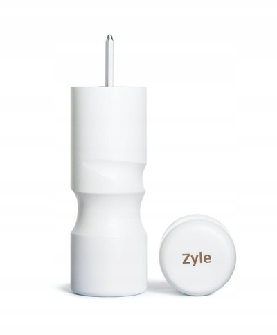 Mulli manual për erëza Zyle ZY438GRW, trup qeramike, 20cm, i bardhë