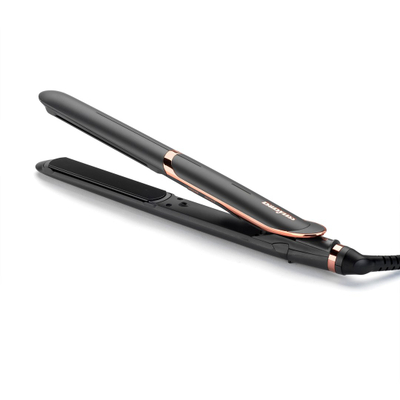 Piaster flokësh BaByliss Smooth Pro 235, pllaka nano qeramike, ngrohje Advanced Ceramics, e zezë
