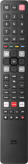 Telekomandë ONE FOR ALL URC4922, për TV TCL dhe Thomson, me funksion mësimi, ngjyrë e zezë