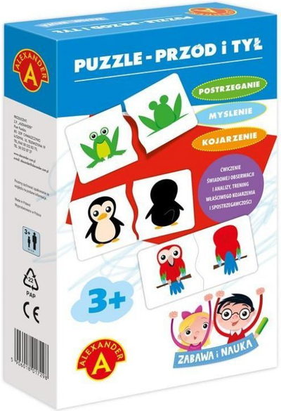 Puzzle Alexander - Argëtim dhe shkencë, 3+, 48 elemente