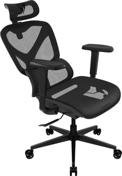 Karrige gaming ThunderX3 YTC Mesh, mekanizëm SYNC5, rrjetë ergonomike, e zezë