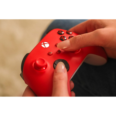 Joystick lojërash Microsoft Xbox Wireless Controller Pulse Red, me valë, i kuq