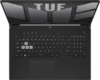 Laptop ASUS TUF Gaming F17 (2022), 17.3", Intel Core i7, 16GB RAM, 1TB SSD, NVIDIA GeForce RTX 3050, i hirtë