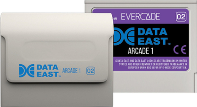 Kartridh lojërash Evercade Data East Arcade 1, 10 lojëra, për konzolën Evercade