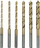 Set stërvitjesh Proxxon PR28876, HSS TiN, 1.5-4 mm