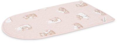 Kokon për bebe Sensillo Muslin Bear and Rabbit, 80x45cm, pambuk, rozë