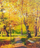 Set mozaiku me diamante Norimpex Park in Autumn, 5D, për fëmijë 6+