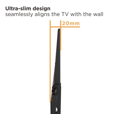 Mbajtëse statike për TV Brateck KL32-46F, 37"-80", 45kg
