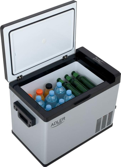Frigorifer turistik me kompresor Adler AD 8081, 40L, gri