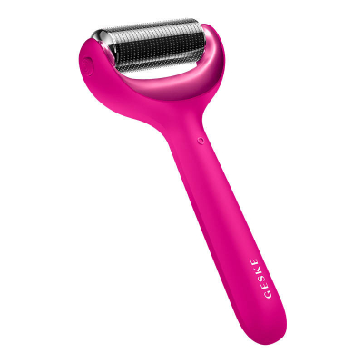 Rul microneedling fytyre dhe trupi Geske 9 në 1, lidhje me aplikacion, ngjyrë magenta