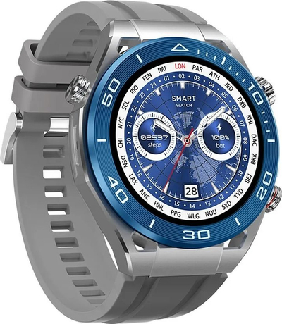 Orë sportive e mençme Hoco Y16, ekran 1.39", IP67, argjend