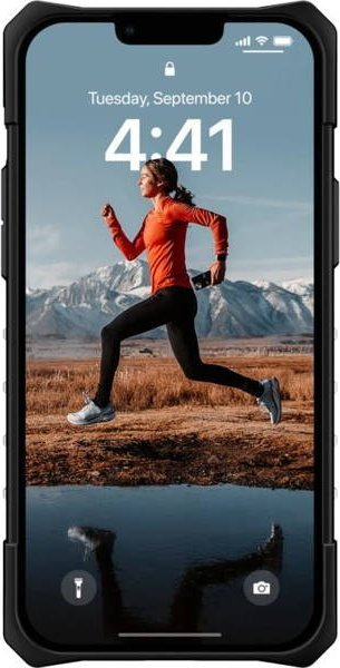 Maskë mbrojtëse UAG Plasma për iPhone 14 Plus, rezistente ndaj goditjeve, gjysmë transparente ice