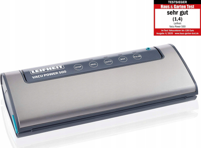 Aparat vakumimi Leifheit Vacu Power 500, 120W, inox, gri