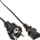 Кабел за струја InLine Type F, IEC C13 3 пински, 5 m, црн
