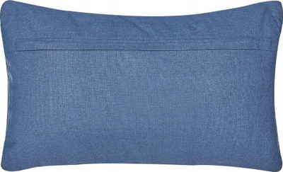 Jastëk dekorativ kadife, 30x50cm, blu navy me xixëllonja