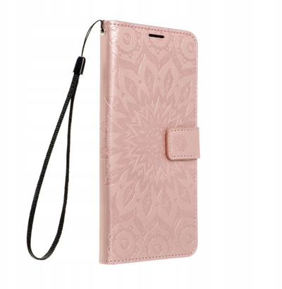 Mbulesë telefoni Mezzo tip libër për Xiaomi Redmi 15C, Mandala, rose gold