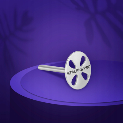 Disk pedikyr Staleks Pododisc Expert M, profesional, metalik, ngjyrë argjendi