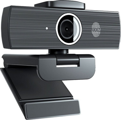 Webcam Mozos H500, 4K 3840x2160, kënd shikimi 90°, USB C, i zi