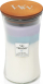 Qiri i madh Dekorativ Debenhams Trilogy Calming Retreat, aromë lavandë dhe çaj i bardhë, me fitil druri