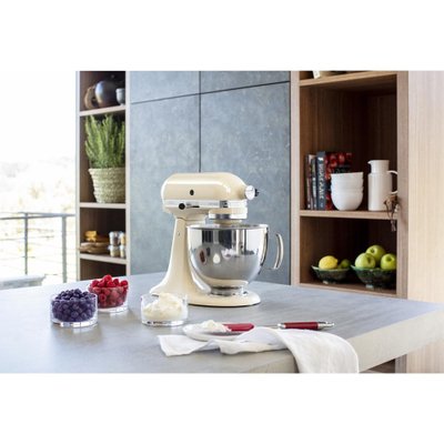Mikser planetar KitchenAid 5KSM125, 300W, enë inoksi, bezhë