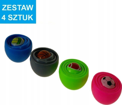 Set toptha antistres 3D Adar, 12 copë, material elastik, shumëngjyrëshe