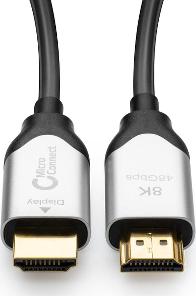 Kabllo HDMI Microconnect HDM191940V2.1OP, aktiv optik, 8K Ultra HD, e zezë