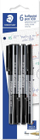 Stilolapsa me boj Back to School Essentials, maj mesme, set 6 copë, t zinj