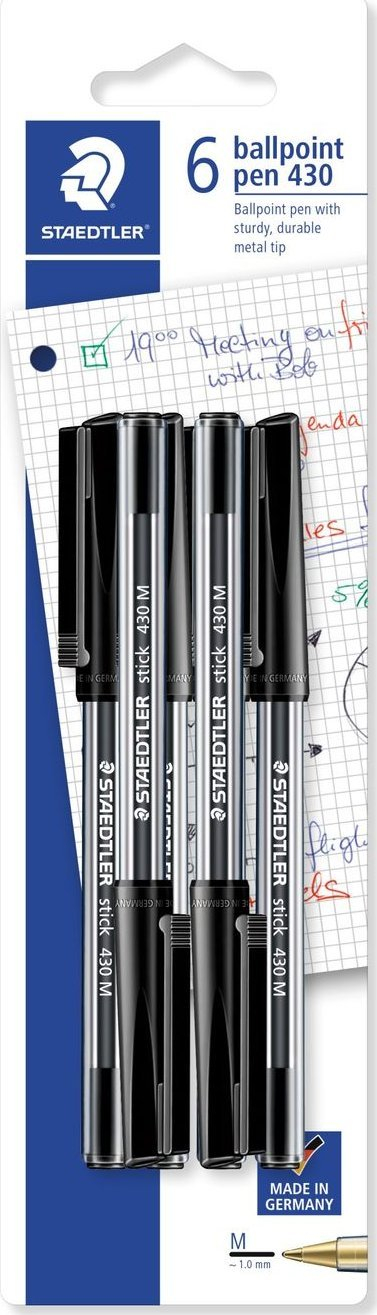 Stilolapsa me boj Back to School Essentials, maj mesme, set 6 copë, t zinj