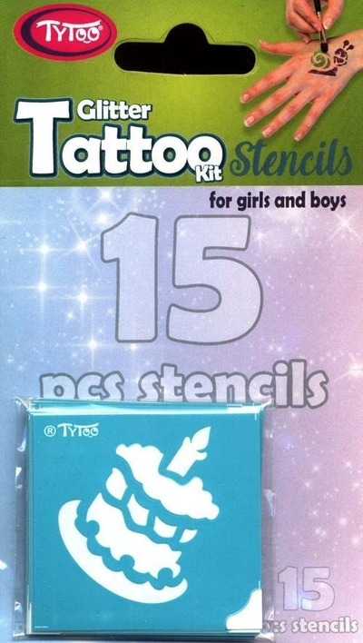 Set shabllonesh për tatuazh Dante TYTOO All The Best, 15 copë