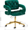 Karrige zyre 4Rico QS-OF213G, velvet, me rrota, jeshile