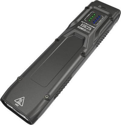 Elektrik dore Nitecore EDC25, 3000 lumen, USB C rikarikues, i zi