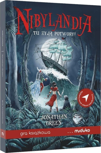 Liber lojë Muduko Nibylandia, paperback, fantazi aventurë, shumngjyrsh