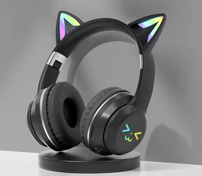 Kufje over ear Goodbuy Strange Eyes, Bluetooth, RGB, të zeza