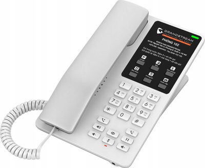 Telefon fiks hotelier Grandstream GHP620, 2 linja SIP, i bardhë