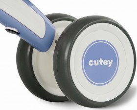 Баланс велосипед Qplay Cutey Retro, за деца 1–3 години, капацитет 20 kg, повеќебоен