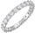 Unazë për femra Swarovski, e argjendtë/transparent
