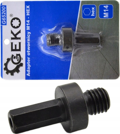 Adapter M14 për kaçavidë dhe stërvitje, shank 3/8" Hex, metalik