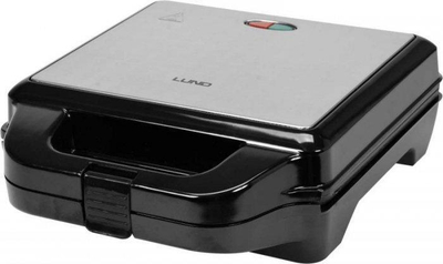 Toster për sanduiçe Lund, 1400W, 4 tosta, i zi me inoks